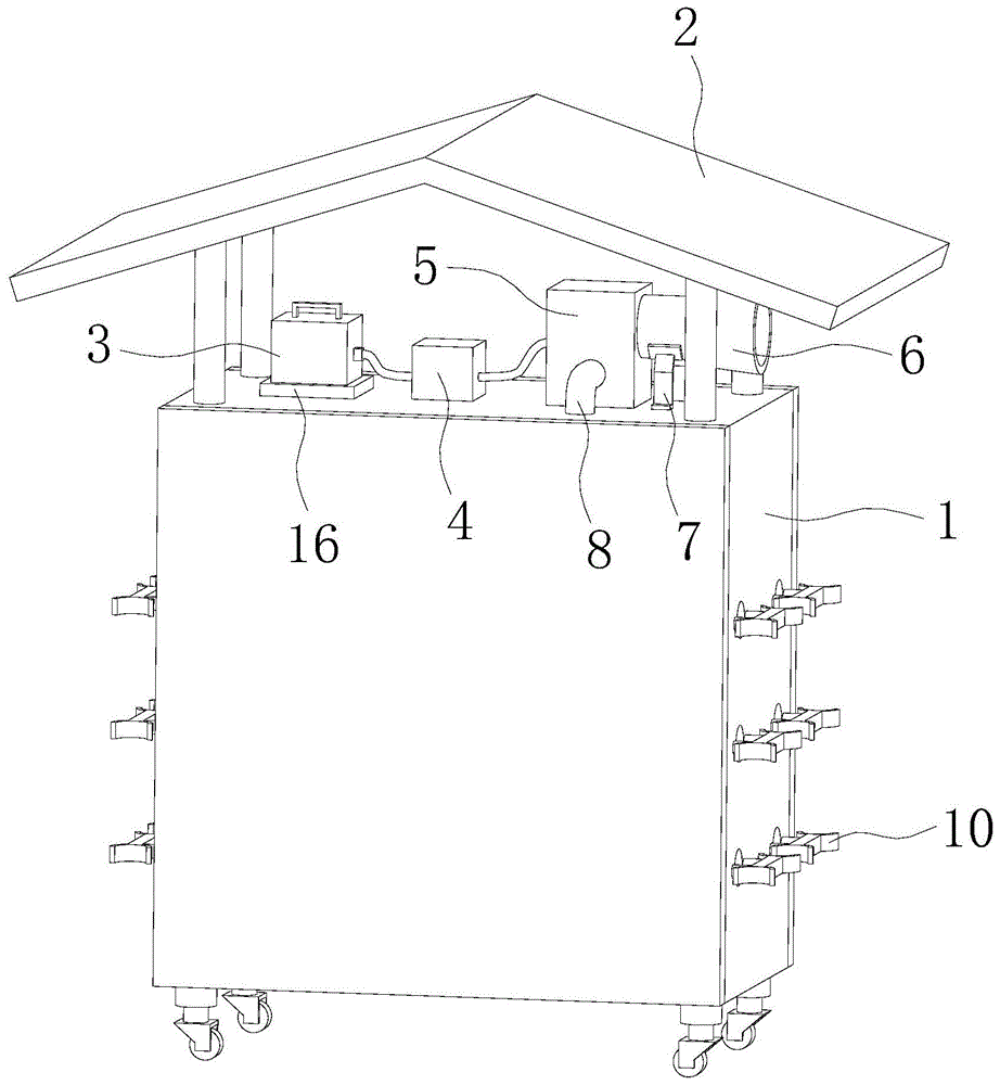 一种建筑用工具架的制作方法