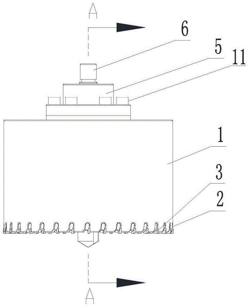 一种管道开孔刀的制作方法