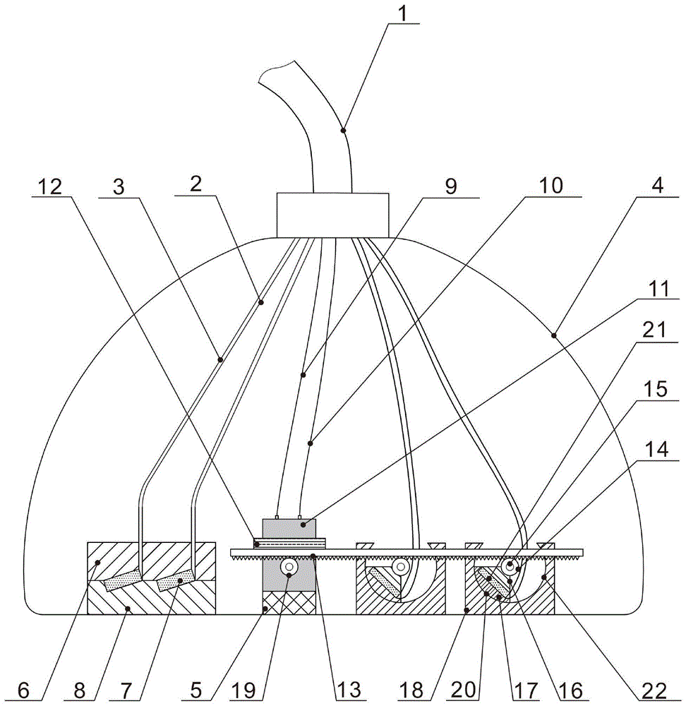 一种接收端角度可调的超声骨密度探头装置的制作方法