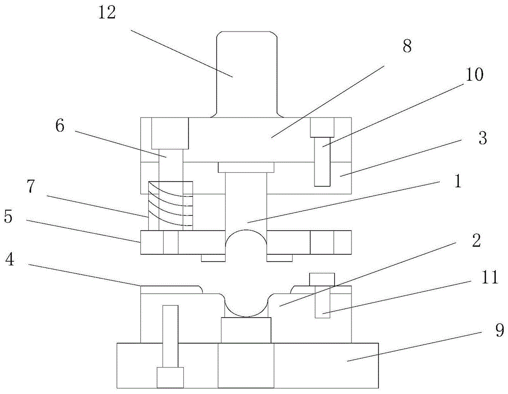 一种大型钢球冲压模具的制作方法