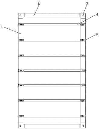 纱窗防护栏免打孔安装结构的制作方法