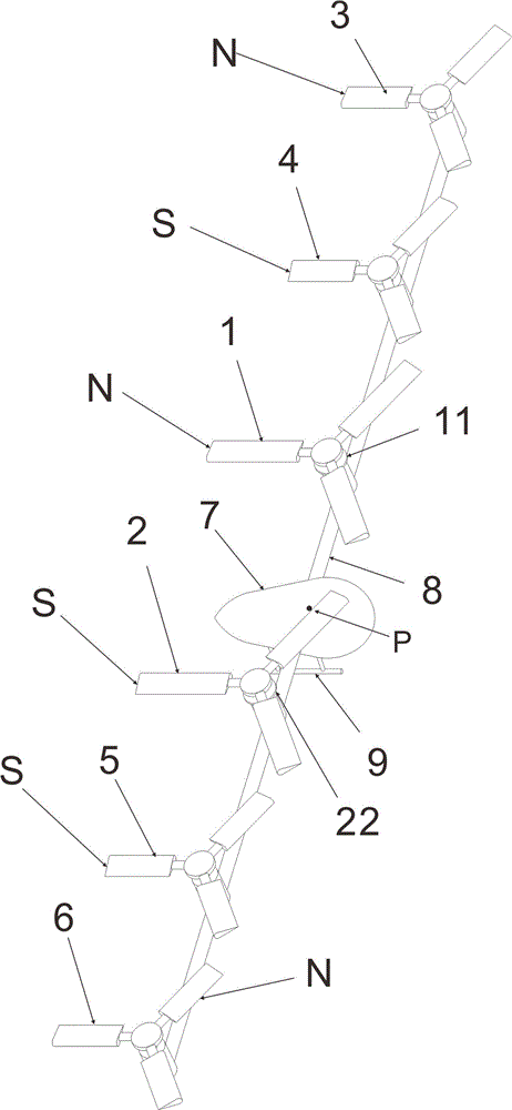 一字型旋翼螺旋桨直升机的制作方法