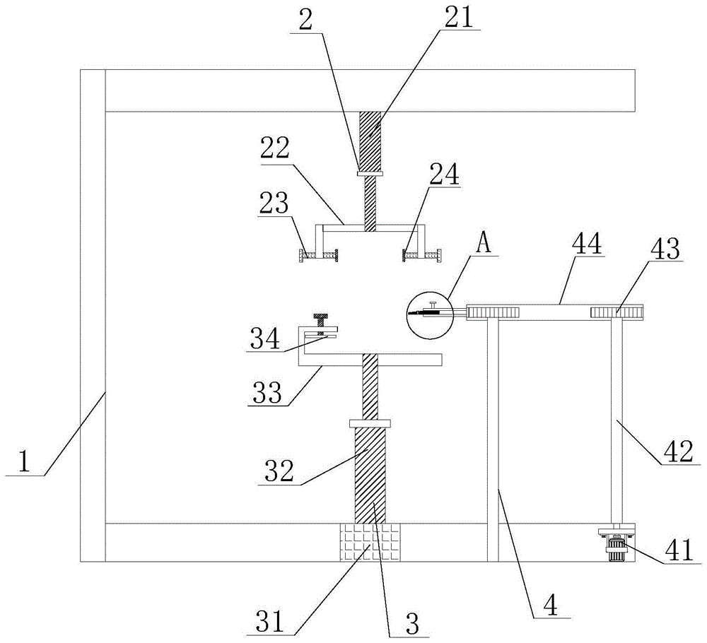 一种汽车零件测量用限位固定结构的制作方法