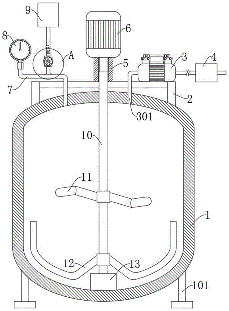 小型反应釜的惰性气体置换系统的制作方法