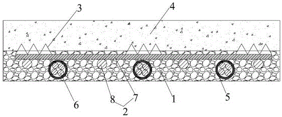 一种含预应力FRP筋束纤维再生混凝土叠合板及其制作方法