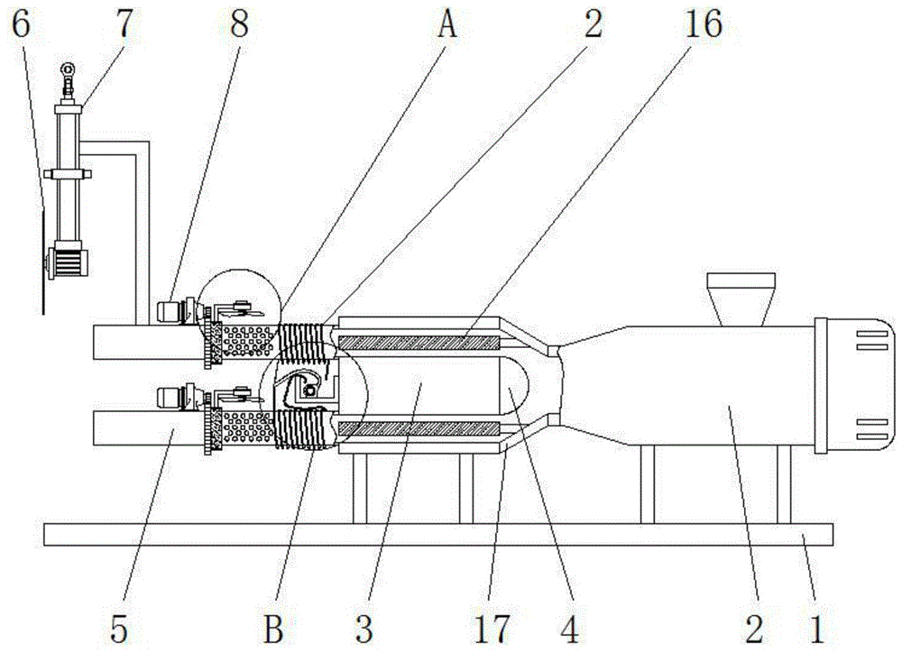 一种聚乙烯管材模具分流结构的制作方法