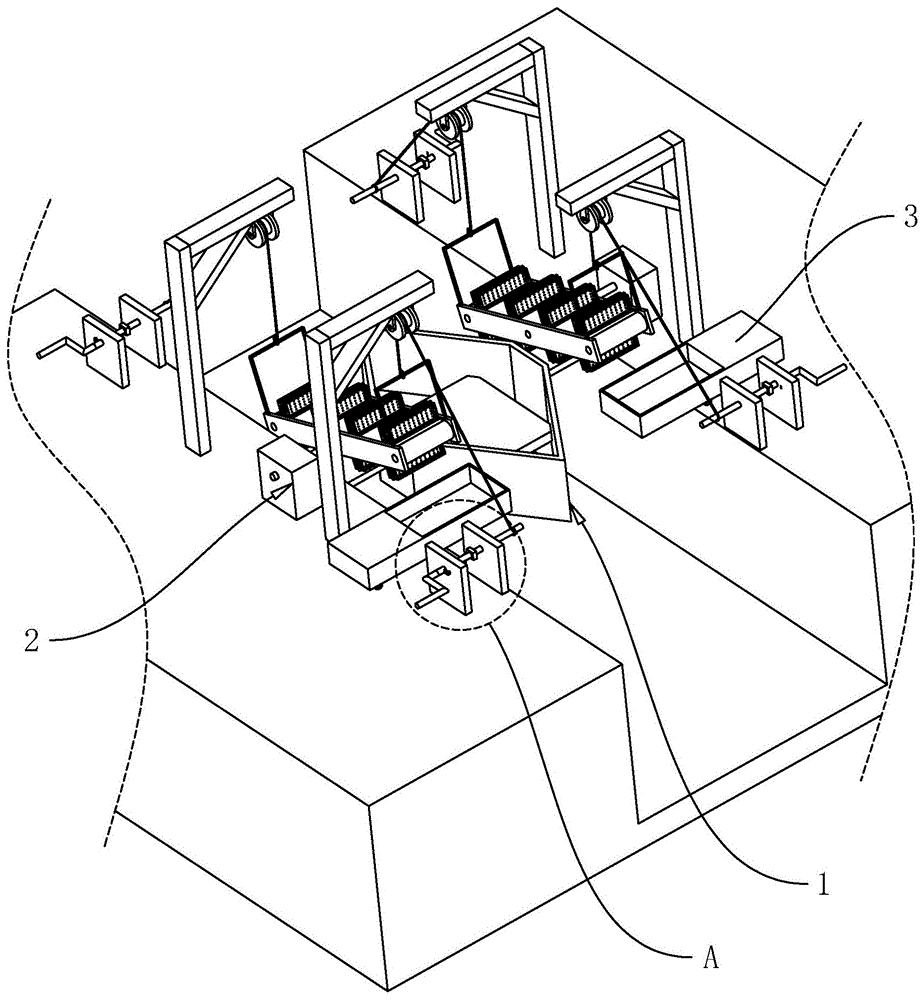 湿地水体垃圾拦截结构的制作方法