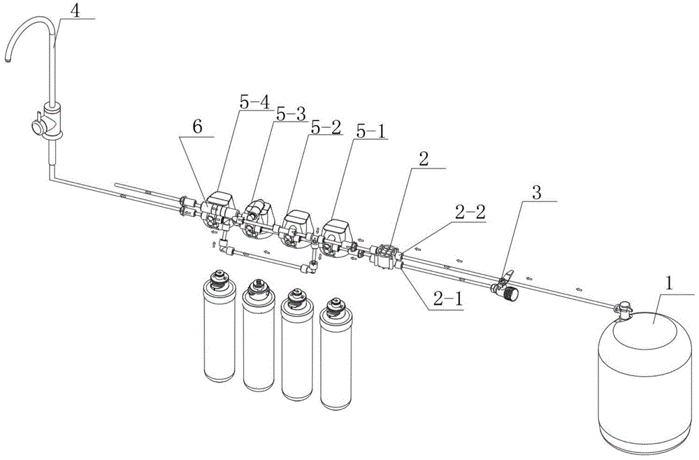 一种自动关闭水路的RO过滤系统的制作方法