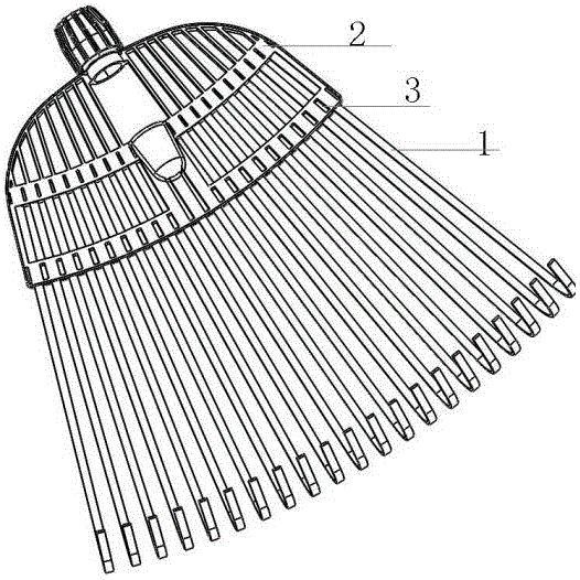一种清洁用耙子的制作方法