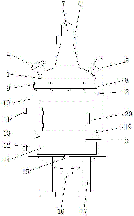 一种防止污染的化工用反应釜的制作方法