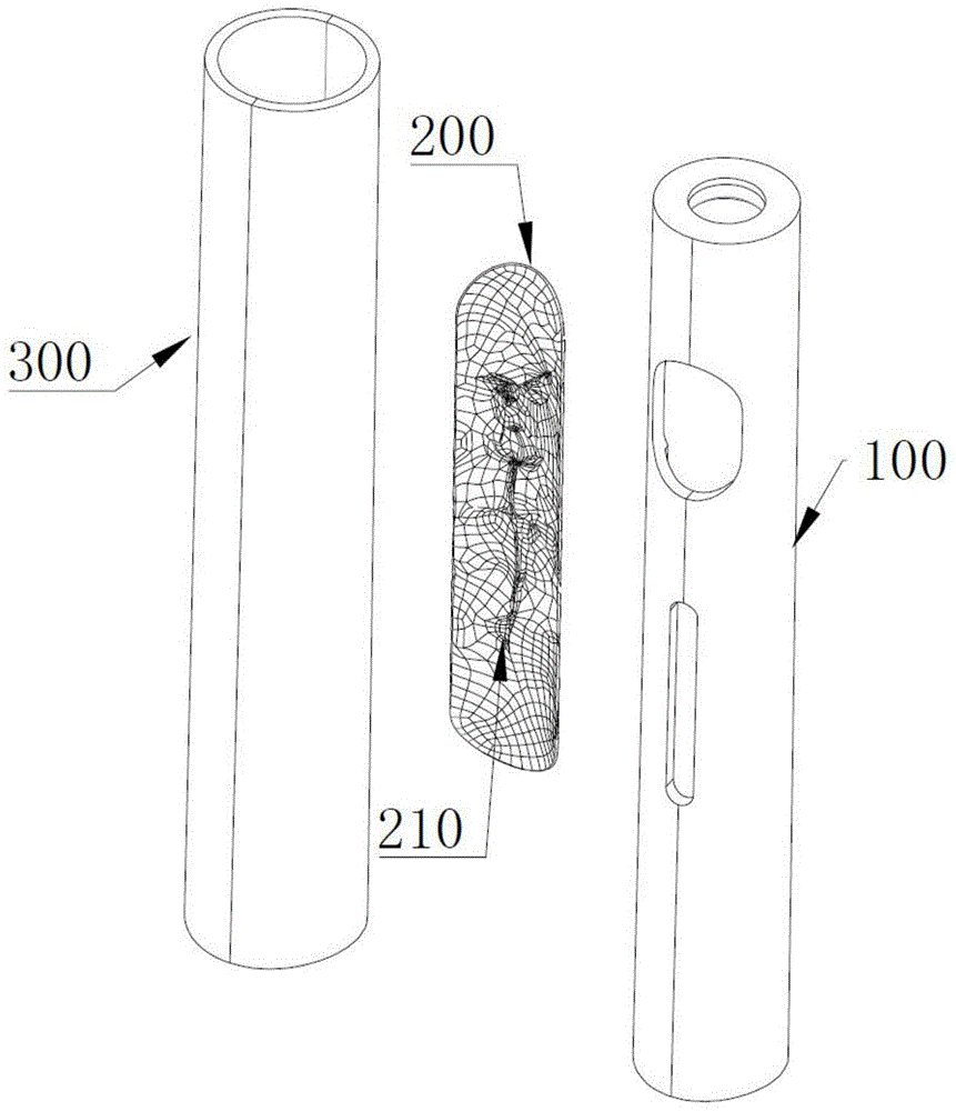 一种内层悬空立体浮雕结构及电动牙刷的制作方法