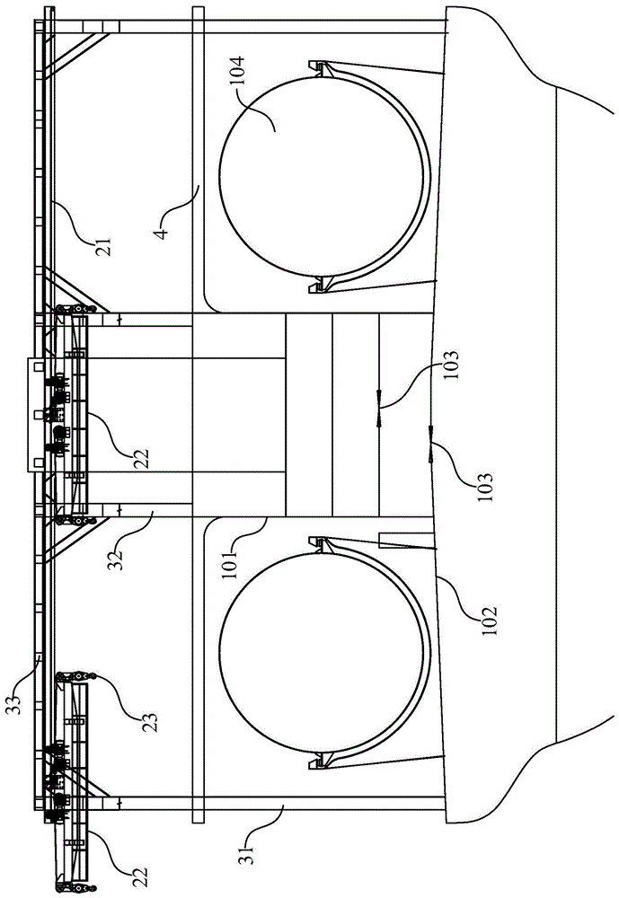 用于双燃料散货船的备品吊的制作方法