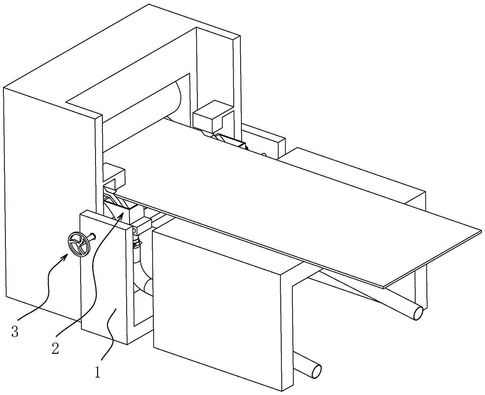 一种瓦楞纸生产线的切边料排出装置的制作方法