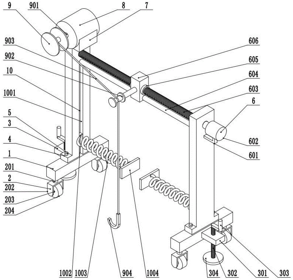 一种锥墩模板用提升吊架机构的制作方法
