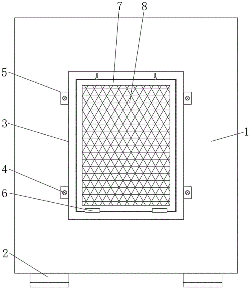 一种离子风机的抗静电防护网罩的制作方法