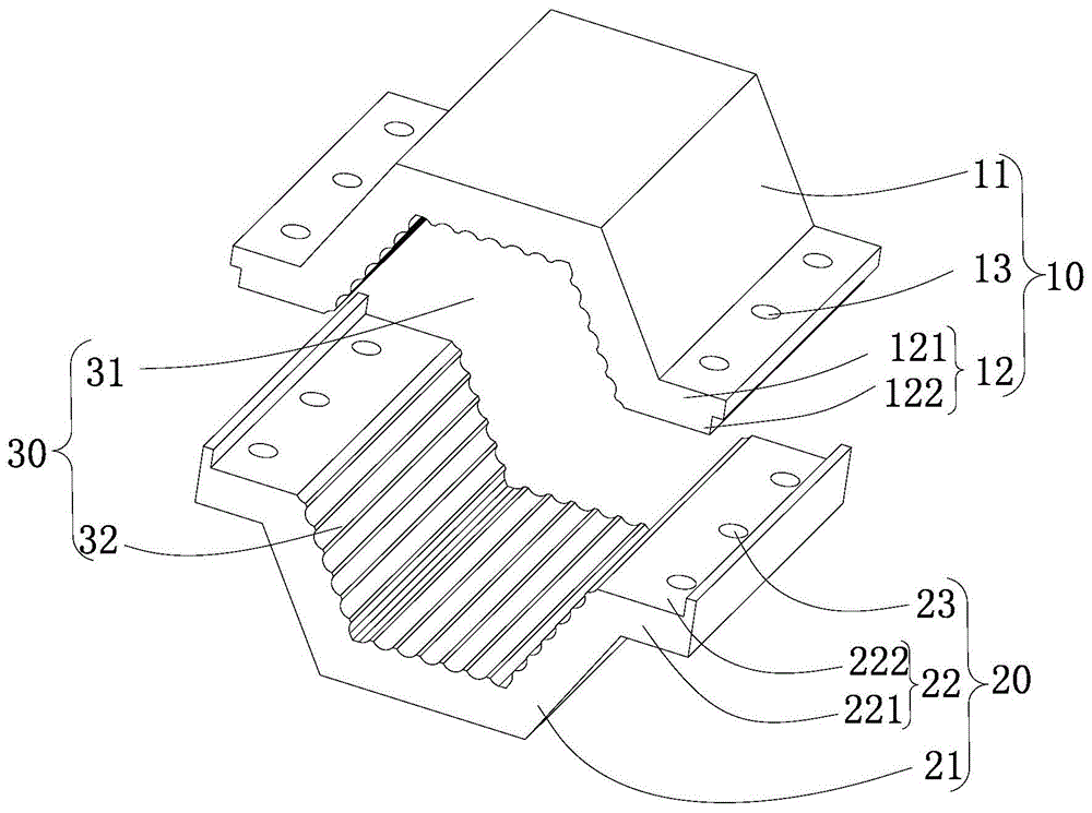 一种悬索桥锌铝镁镀层索股的成型防转动定型夹具的制作方法