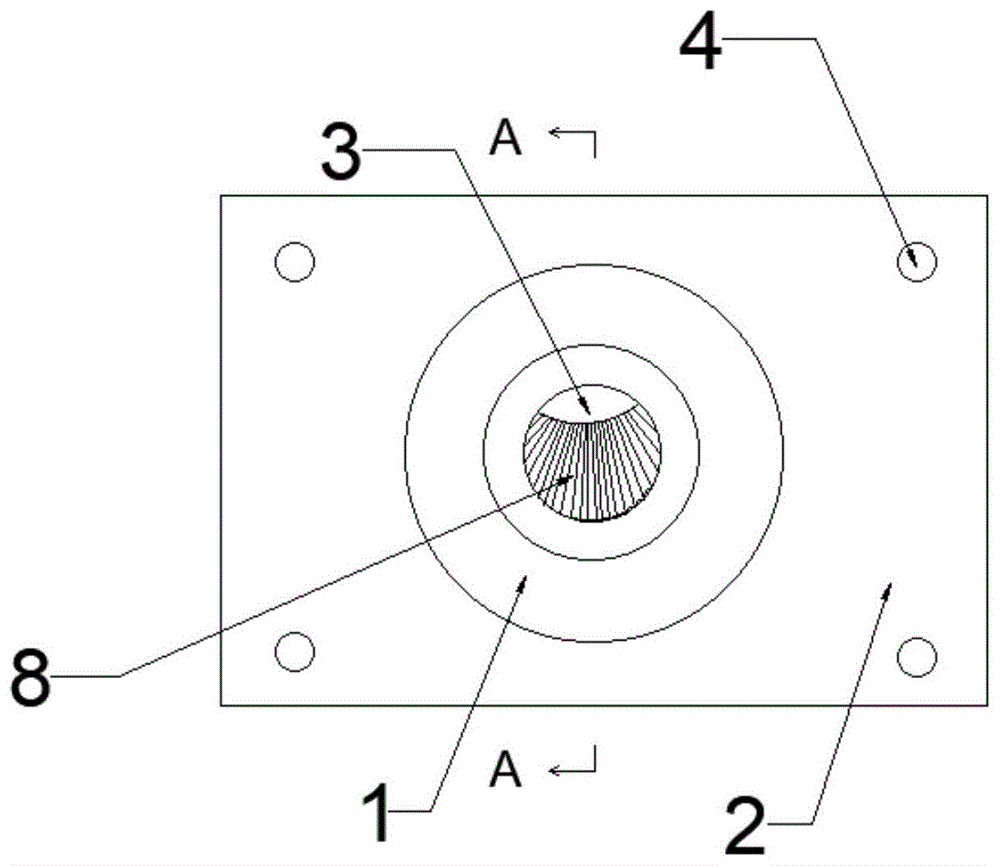 一种带有底座的倾斜黑体元件的制作方法