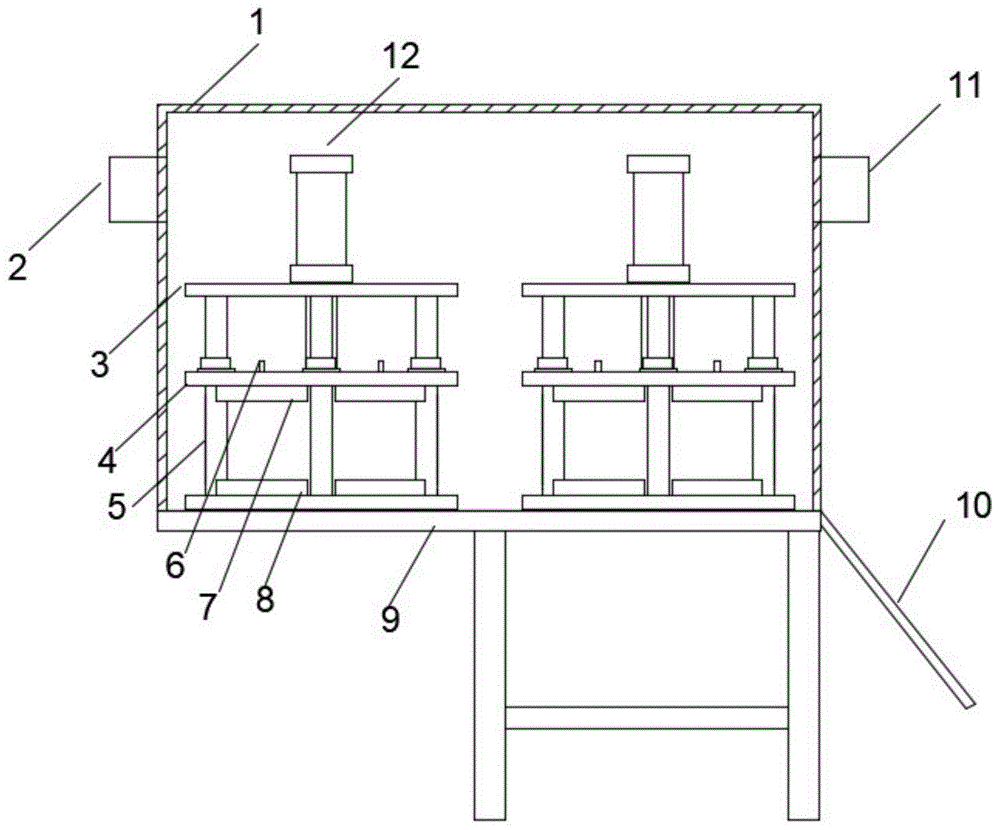 注塑HDPE薄壁盖平整度定型装置的制作方法