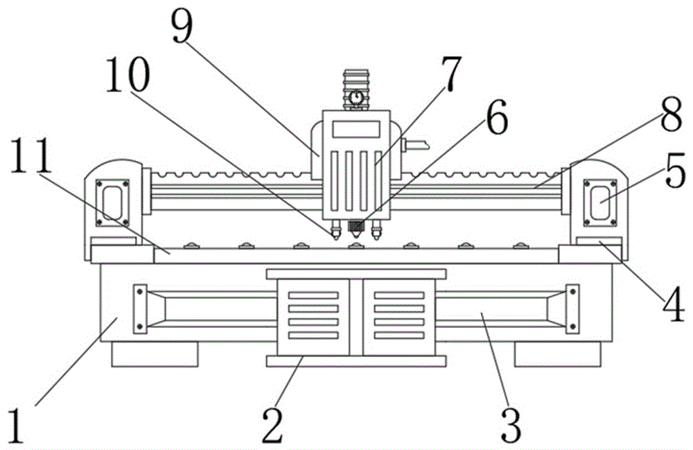 一种钣金加工数控激光切割机的制作方法