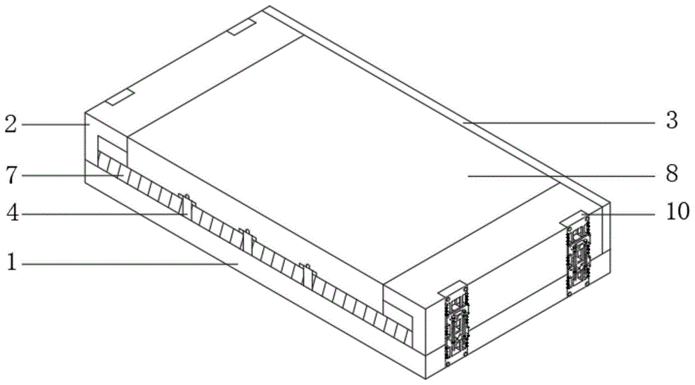 一种轻钢结构房屋用新型环保纤丝墙板的制作方法