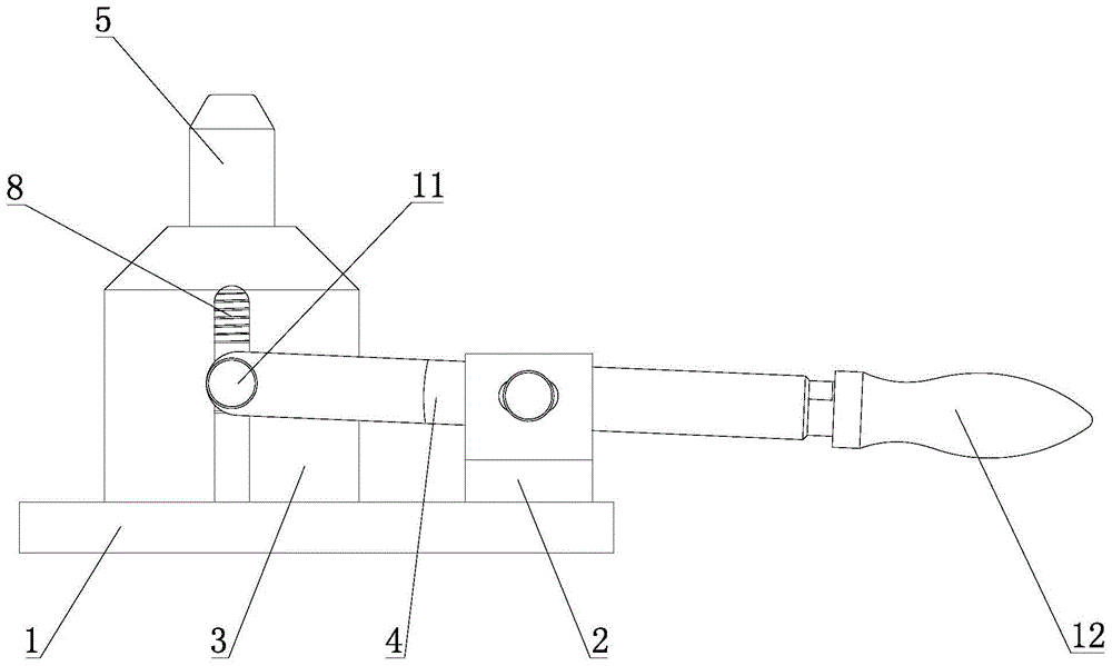 一种差速器壳体周向定位的顶杆装置的制作方法