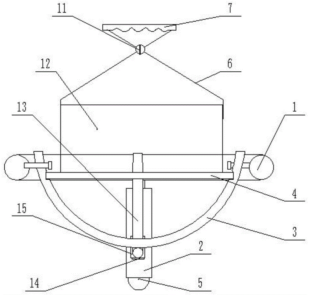 胸引瓶移动固定器的制作方法