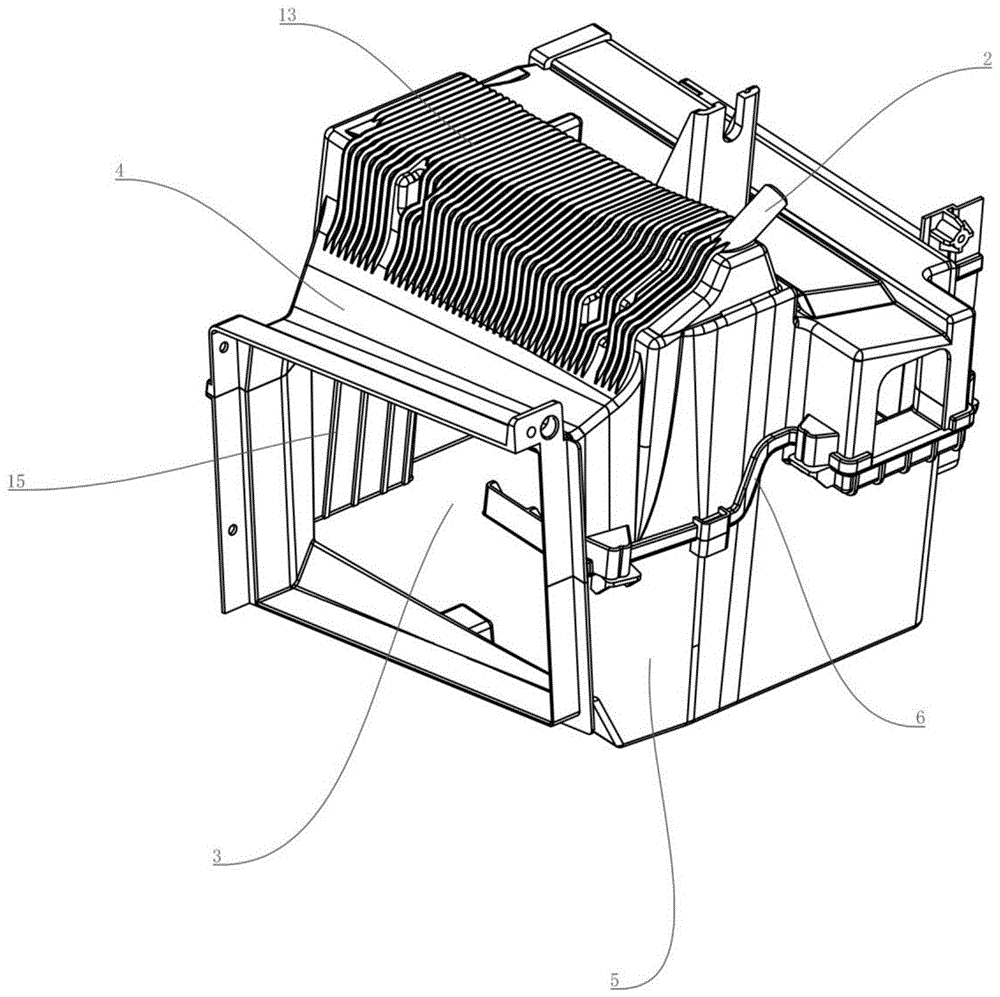 一种重型卡车空调壳罩结构的制作方法