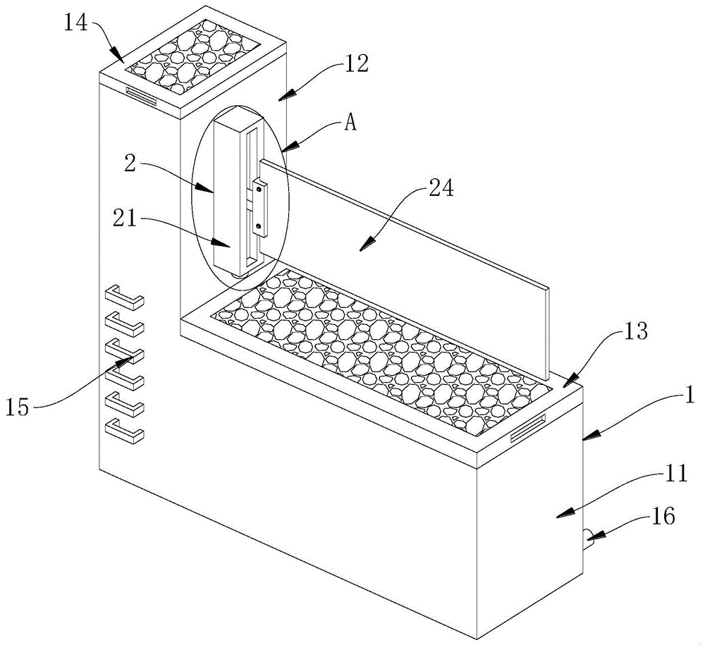 一种具有集水灌溉功能的便捷式安装指示牌的制作方法