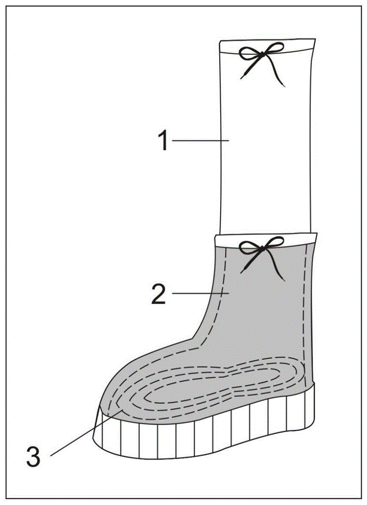 一种遥控调节温度的泡脚鞋的制作方法