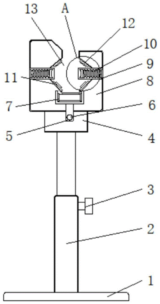 一种测径仪喷灯灯罩定位杆的制作方法