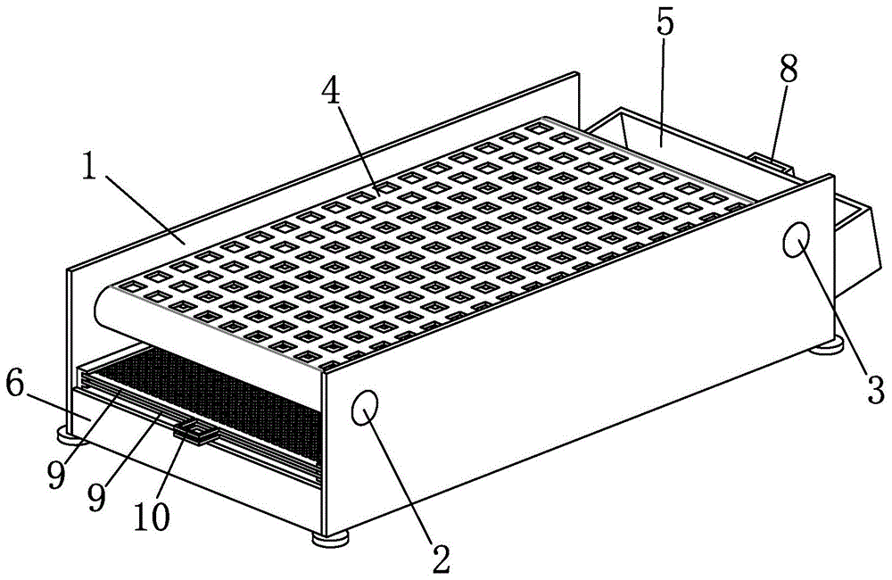 一种卧式数控车床切削液过滤水箱的制作方法