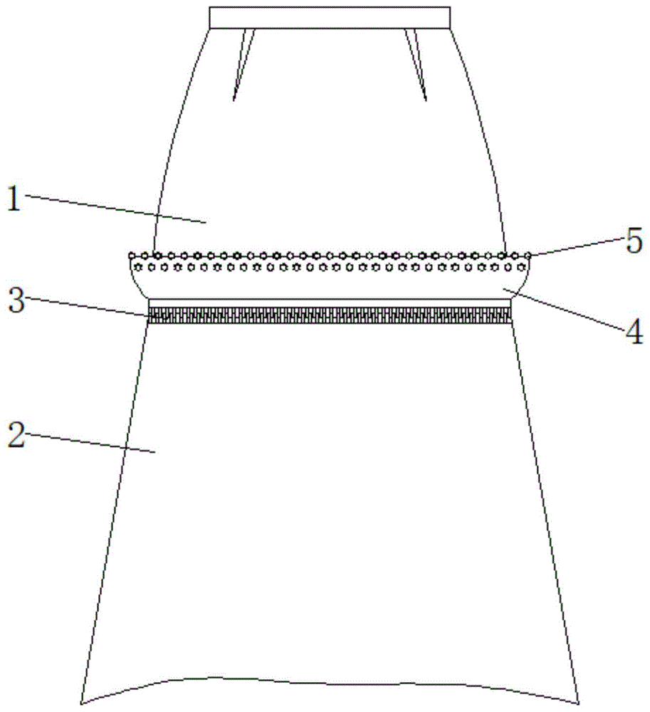 格纹拉链结构半裙的制作方法