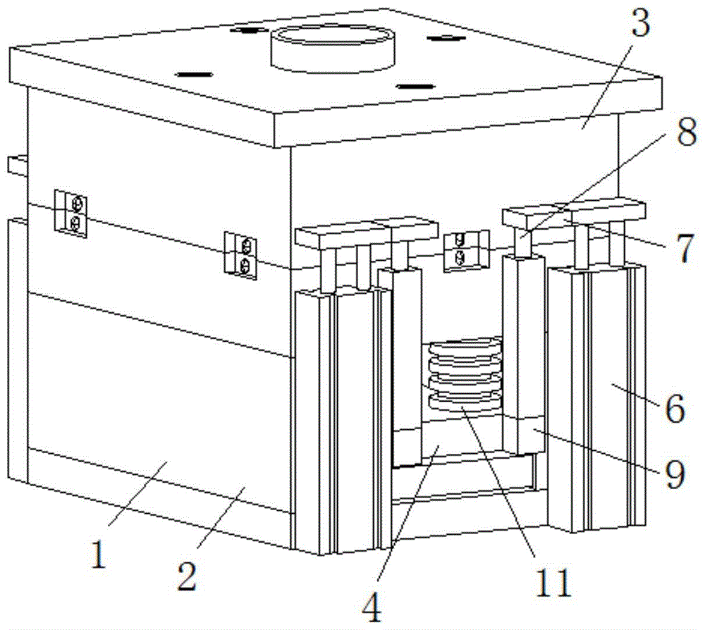 一种塑料盖自动脱模模具的制作方法