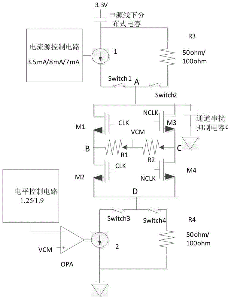 一种高速多模式多通道LVCMOS接口电路的制作方法