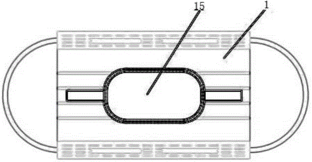 带支撑结构的口罩的制作方法