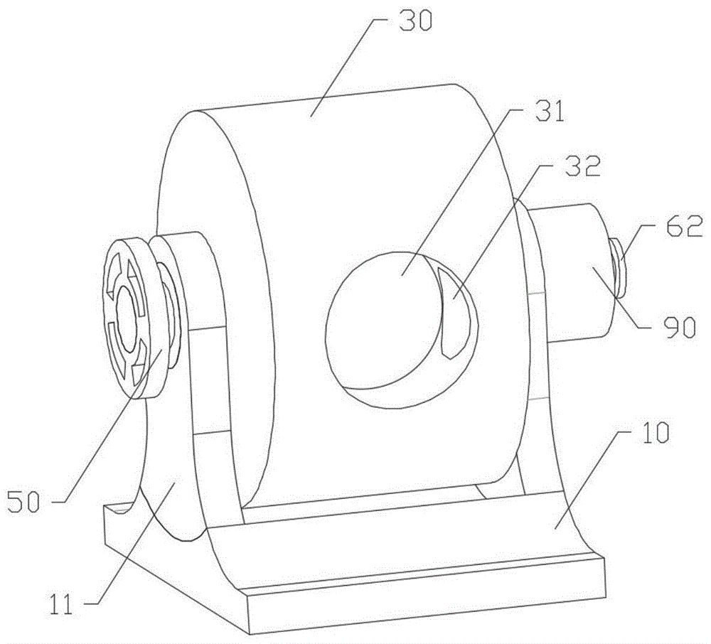 一种喷气纺纱喷嘴固定旋转装置的制作方法