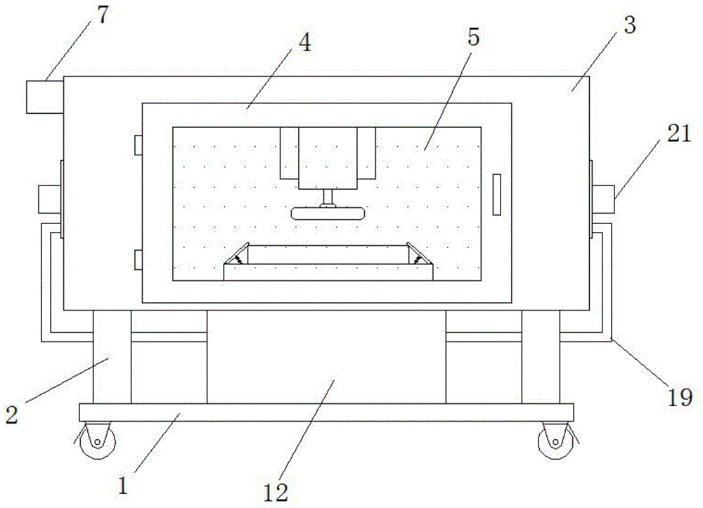 一种光学镜片加工用自动除尘式打磨装置的制作方法