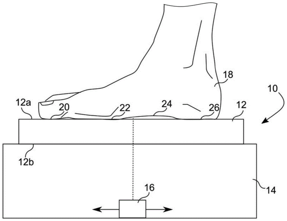 光学式脚底扫描设备和具有光学式脚底扫描设备的鞋垫生产设备、用于确定鞋垫的三维形状的方法以及用于自动地生产鞋垫的方法与流程