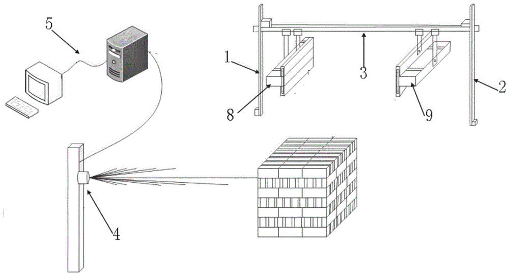 烧结砖自动卸垛的辅助系统及方法