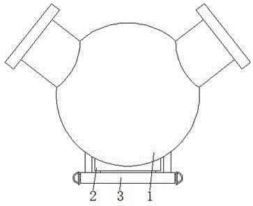用于气固混合物输送的球形三通装置的制作方法