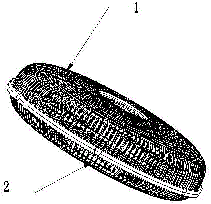 一种风扇网罩的制作方法