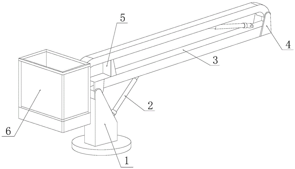 一种高空作业设备臂连接器的制作方法