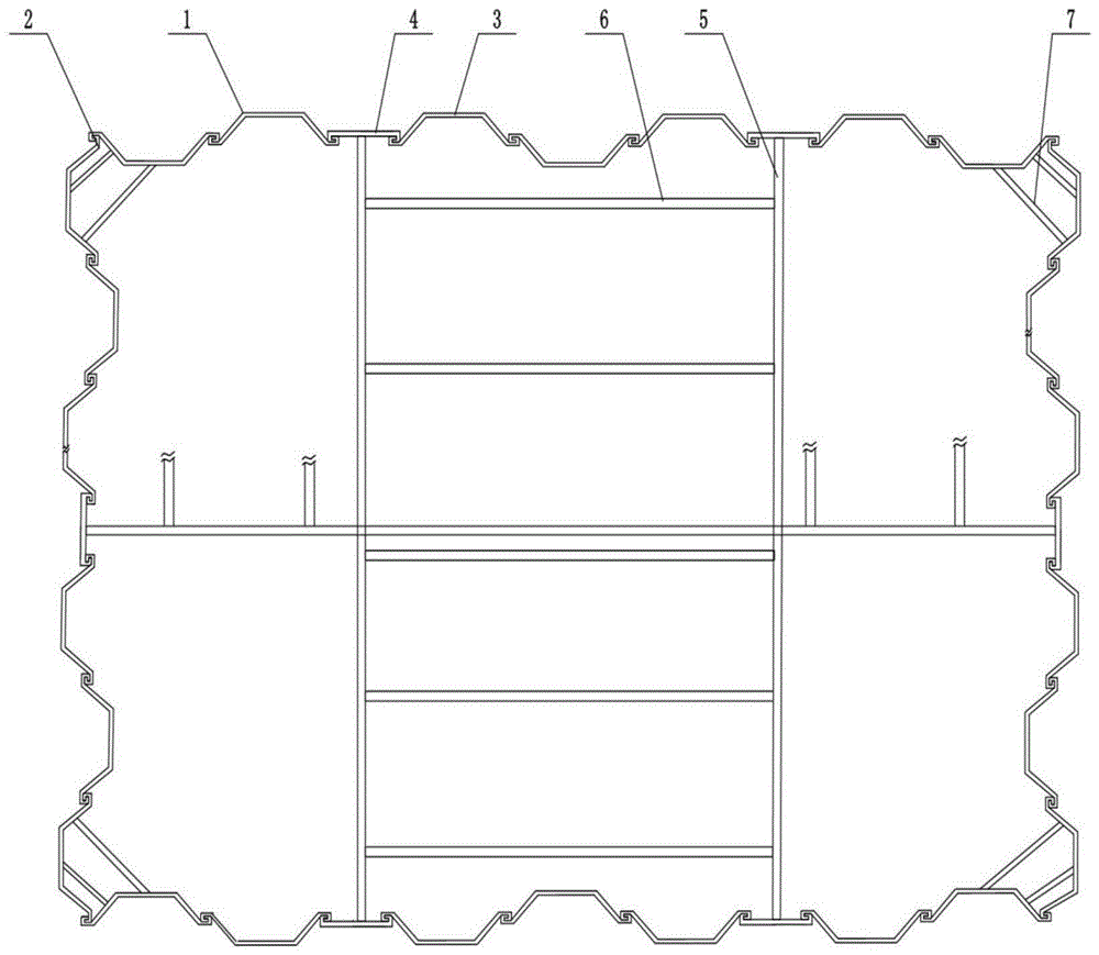 一种钢板桩临时支护结构的制作方法