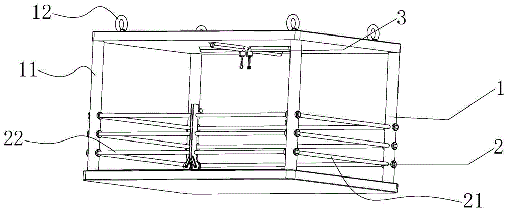 一种用于房屋建筑工程的施工挂篮的制作方法