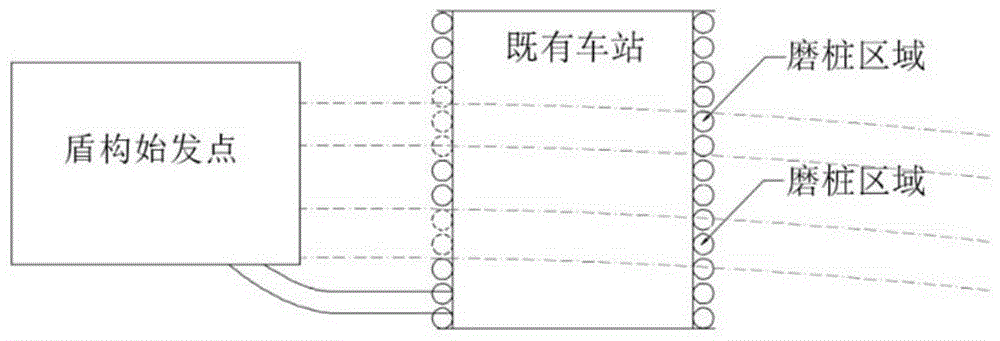 一种盾构切削既有车站钢筋混凝土围护桩施工方法与流程