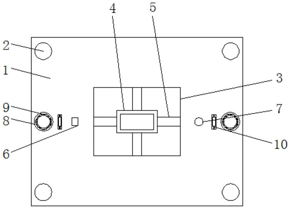 一种芯片测试压块衬套防呆设计结构的制作方法