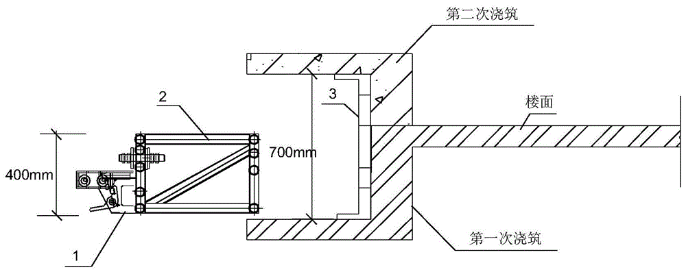 爬架体系附墙导座安装方法与流程