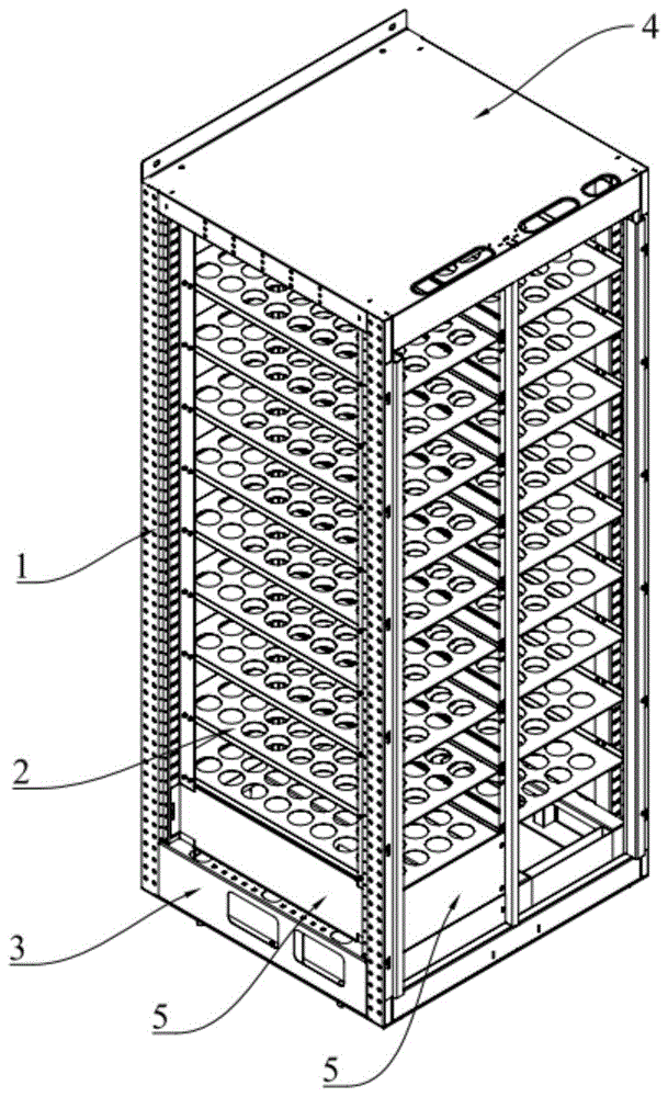 一种基于非型材构造的承重机架、主立柱和层板的制作方法