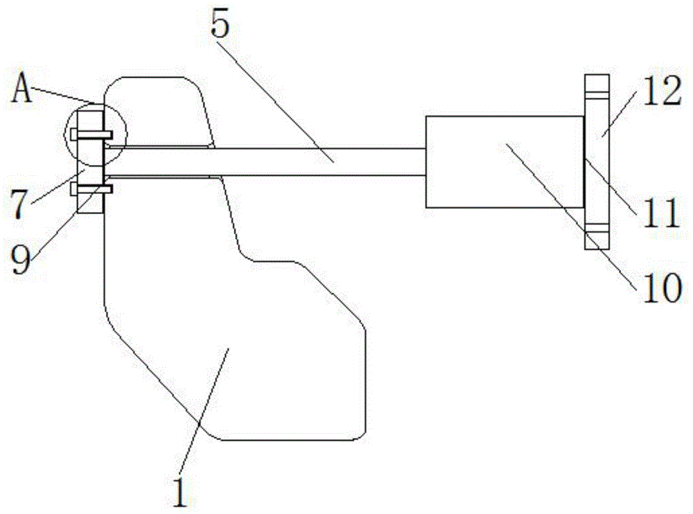 一种叉车固定装置的下钩配件结构的制作方法
