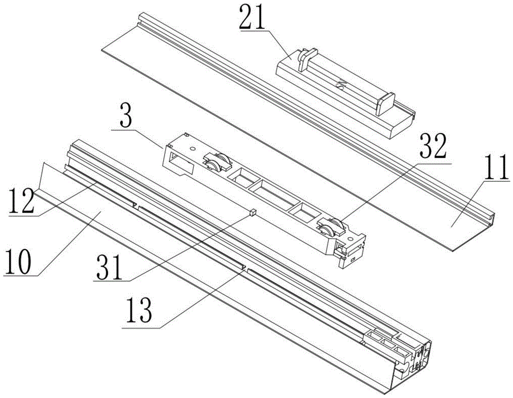 一种具有自锁功能的内置百叶开关机构与内置百叶系统的制作方法